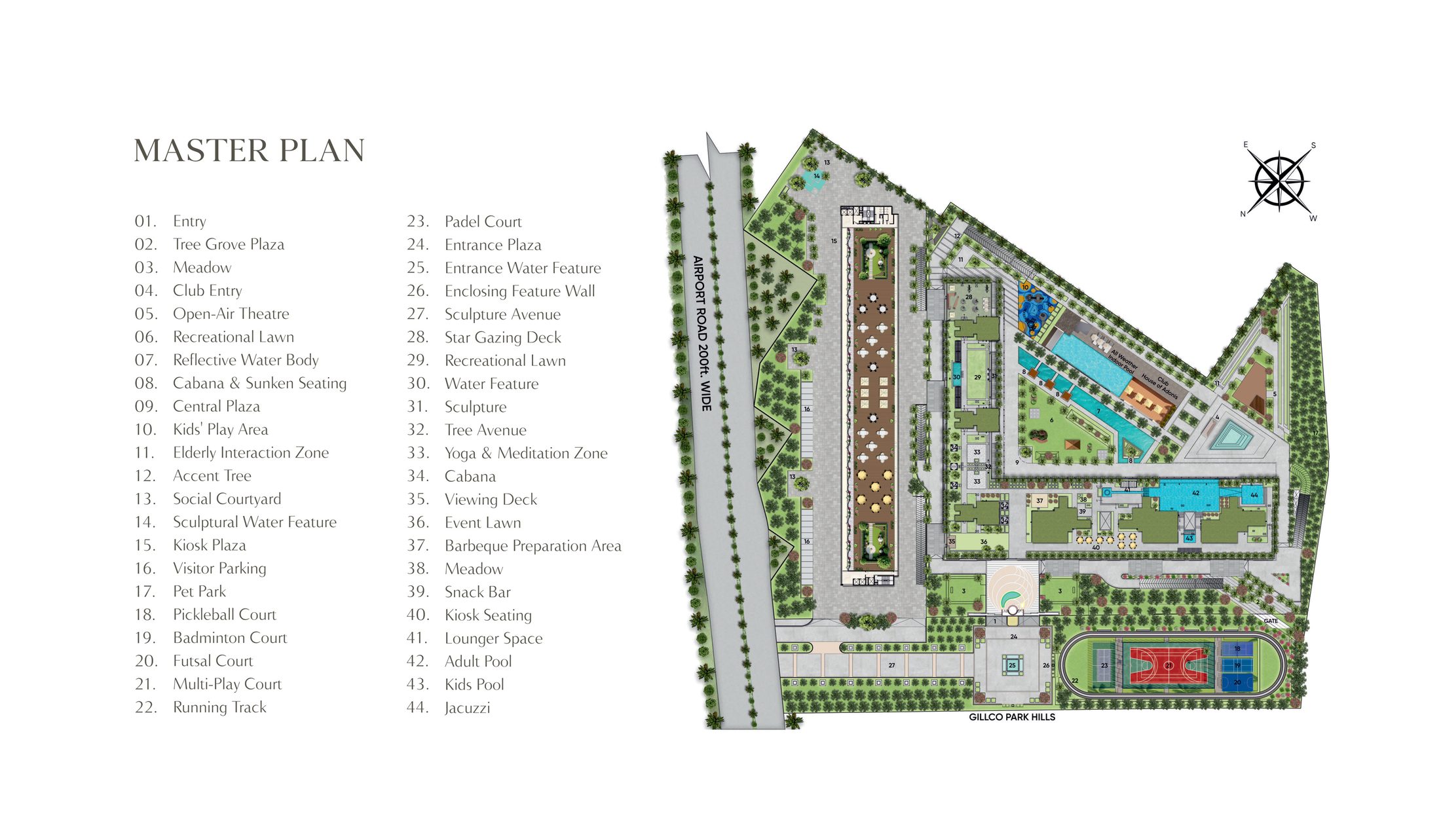Gillco Meraqui Master Plan Site Layout