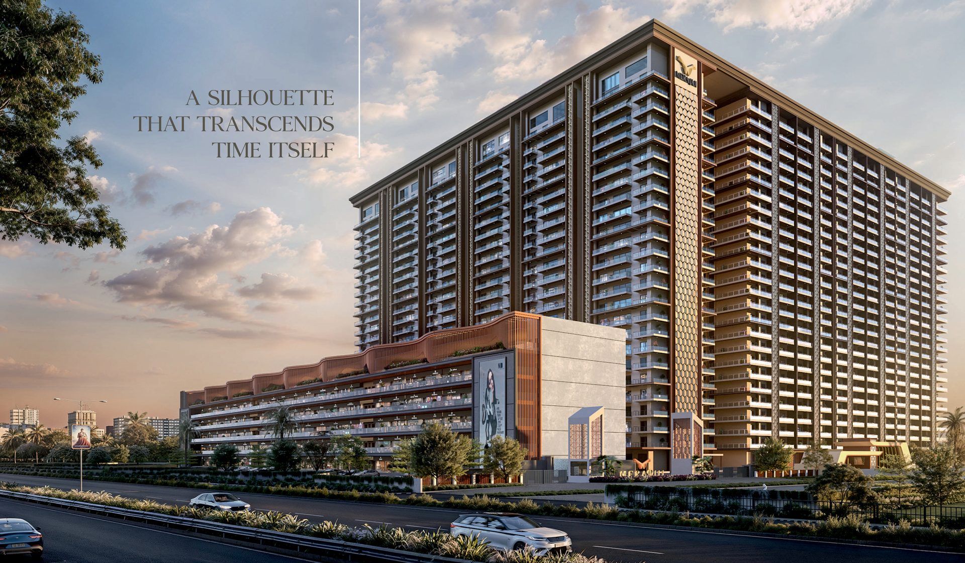Gillco Meraqui Skyline Silhouette