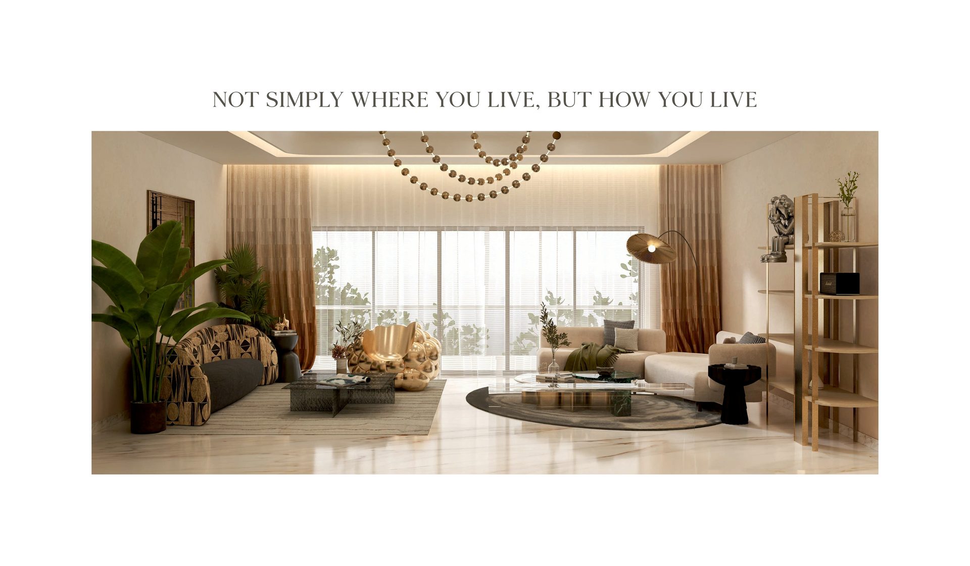 Gillco Meraqui Luxury Living Room