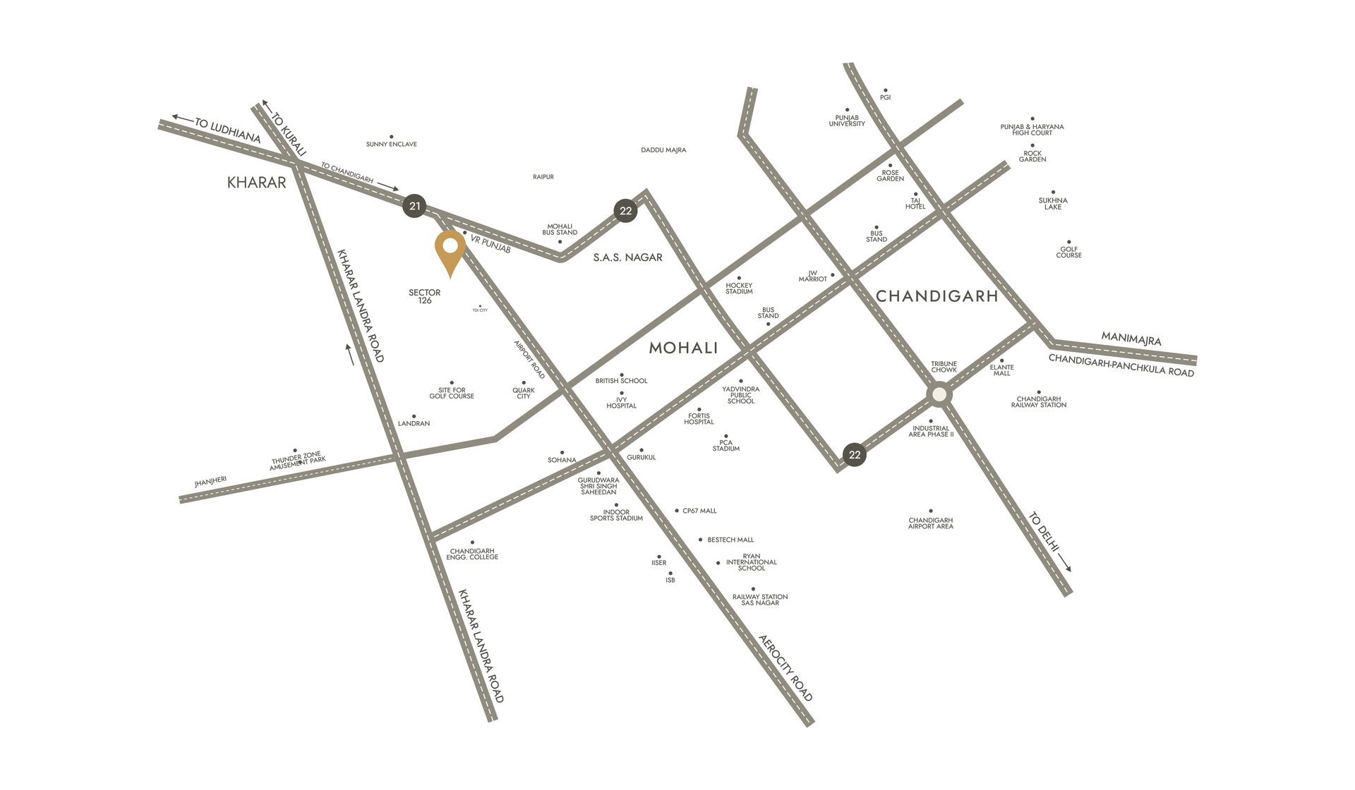 Gillco Meraqui Location Connectivity Map
